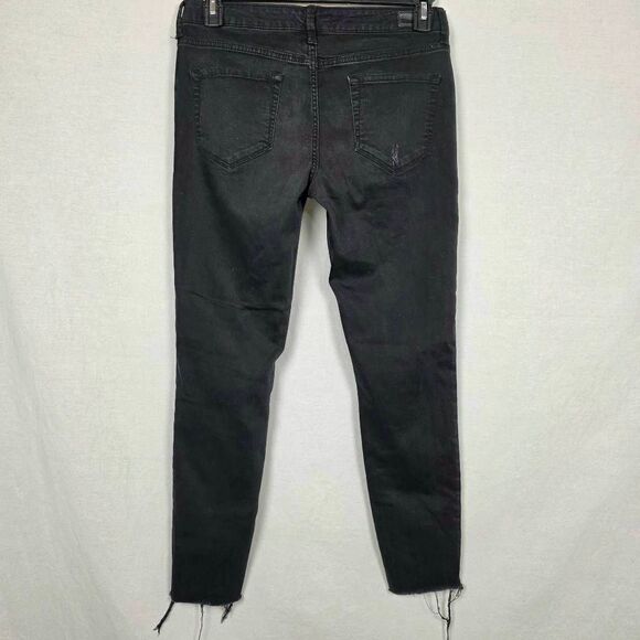 Dear John Black Distressed Skinny Jeans Women’s 30 - Picture 4 of 8
